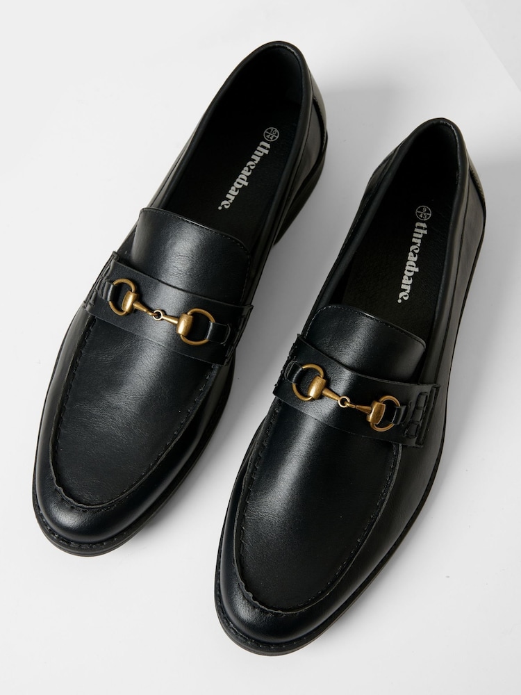 Schwarz - Threadbare Snaffle Loafers - Bild 2 von 4