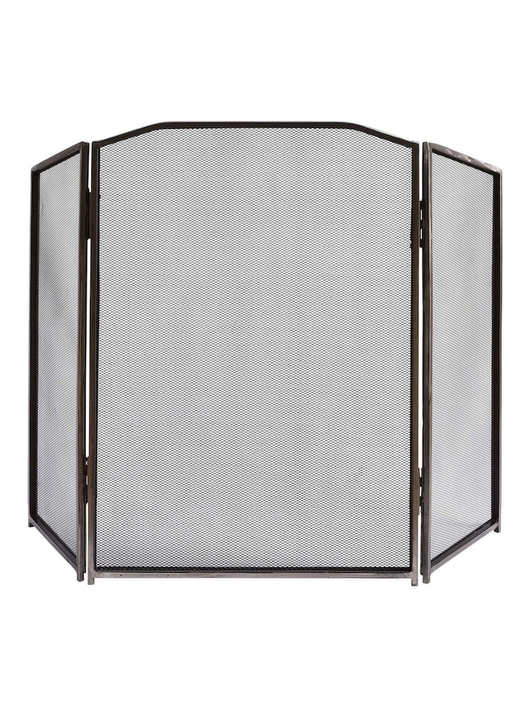 Garden Trading Antique Pewter Latton Folding Firescreen - Image 2 of 2