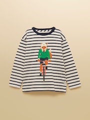 Joules Boys' Finlay Jonty Fox Long Sleeve Top - Image 1 of 5