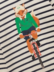 Joules Boys' Finlay Jonty Fox Long Sleeve Top - Image 3 of 5