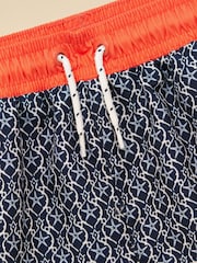 Noir/Blanc - Short de bain Joules Ocean imprimé garçon - Image 3 de 4