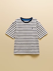 Joules Boys' Let's Go Blue & Yellow Short Sleeve T-Shirts 3 Pack - Image 2 of 13