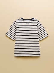 Joules Boys' Let's Go Blue & Yellow Short Sleeve T-Shirts 3 Pack - Image 3 of 13