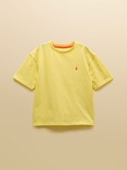 Joules Boys' Let's Go Blue & Yellow Short Sleeve T-Shirts 3 Pack - Image 6 of 13