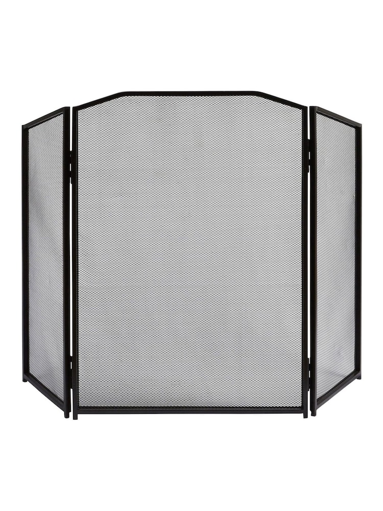 Garden Trading Black Latton Folding Firescreen - Image 2 of 2