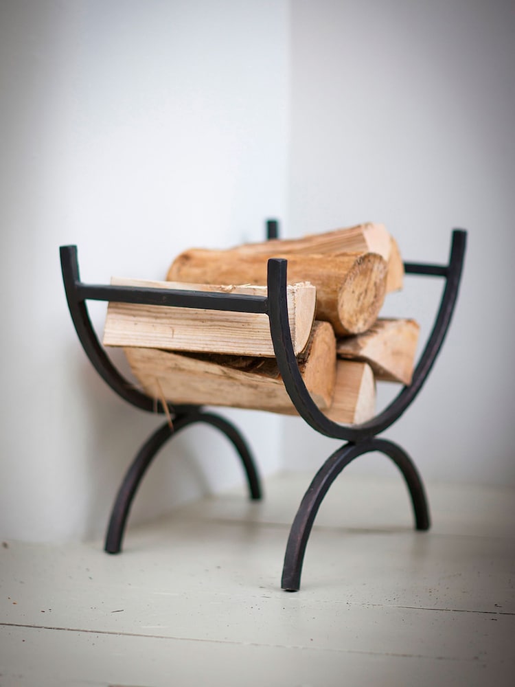 Garden Trading Wrought Iron Classic Log Holder - Image 2 of 6