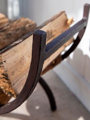 Garden Trading Wrought Iron Classic Log Holder - Image 3 of 6