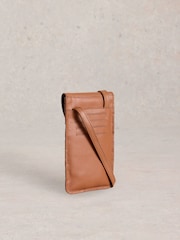 White Stuff Brown Coco Weave Phone Bag - Image 2 of 4