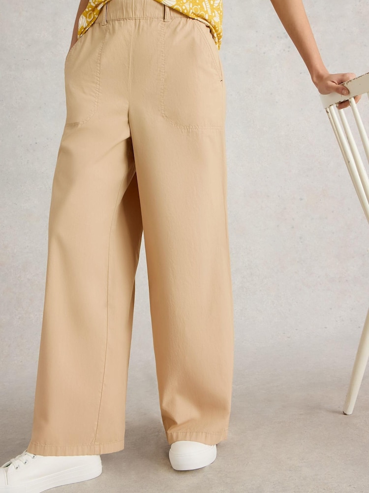 White Stuff Natural Harley 100% Organic Cotton Trousers - Image 1 of 6