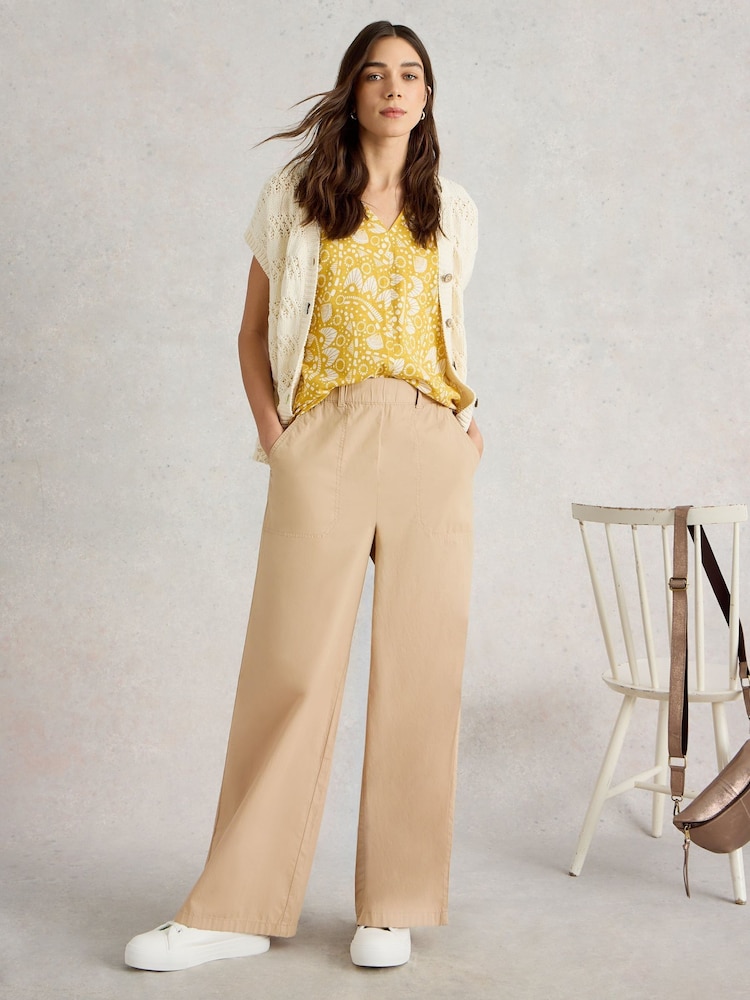 White Stuff Natural Harley 100% Organic Cotton Trousers - Image 2 of 6