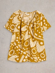 White Stuff Yellow Imogen Top - Image 5 of 6