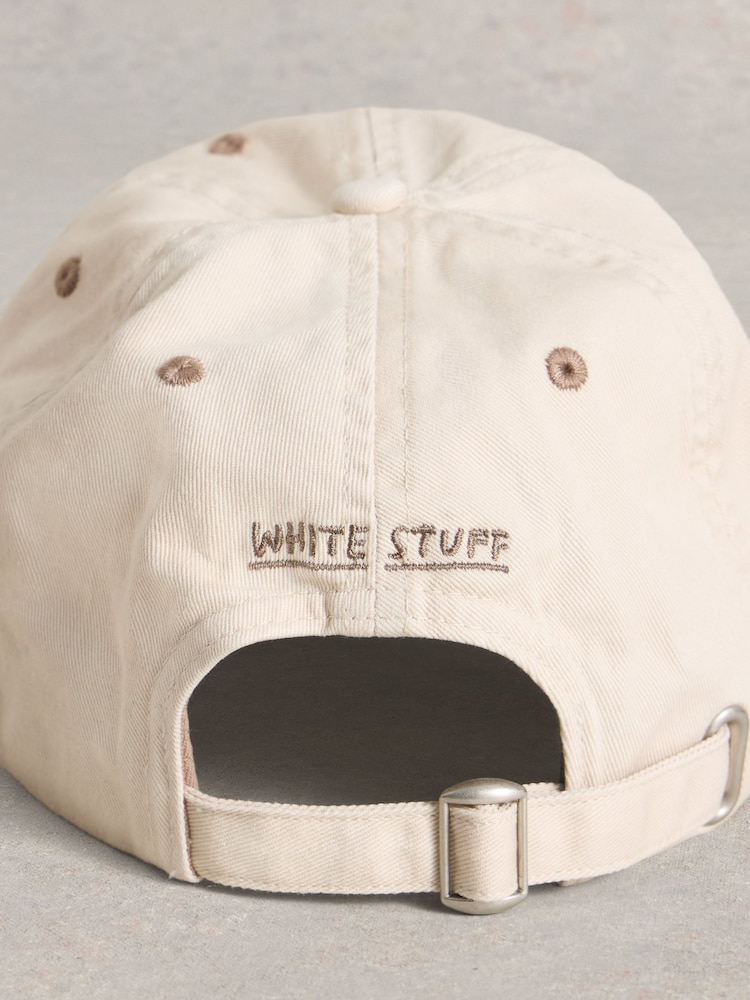 White Stuff Natural 100% Cotton Baseball Cap - Image 2 of 2