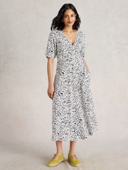 White Stuff White Megan Jersey Dress - Image 1 of 6