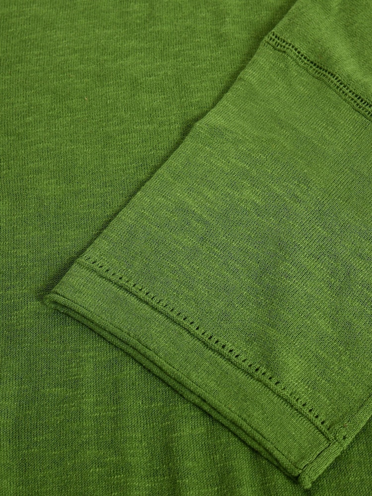 White Stuff Green Kate Linen Blend T-Shirt - Image 6 of 6 White Stuff Green Kate Linen Blend T-Shirt - Image 6 of 6
