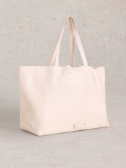 White Stuff Layla Lasercut Leather Tote Bag - Imagen 2 de 4