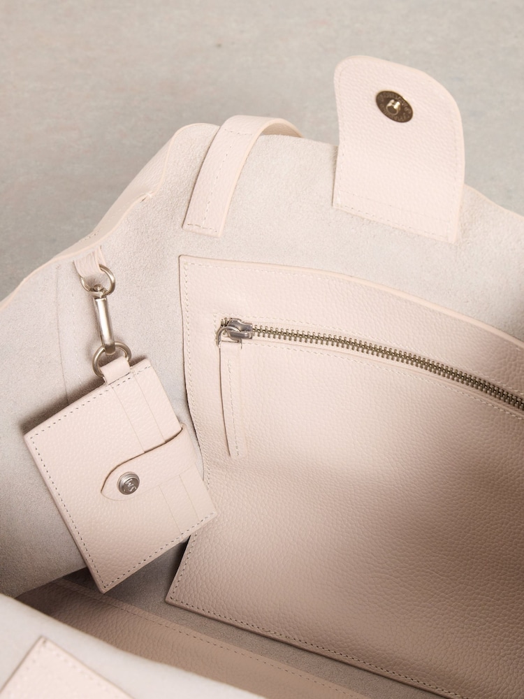 White Stuff Layla Lasercut Leather Tote Bag - Imagen 4 de 4