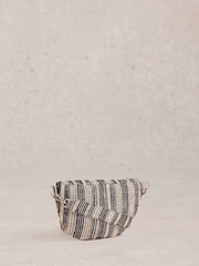 White Stuff Black Mini Sebby Jacquard Bag - Image 3 of 4