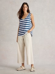 Жилет White Stuff Ava Stripe из 100% органического хлопка - Image 1 of 6