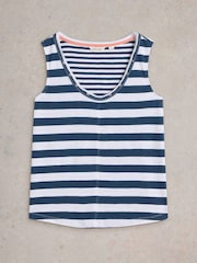 Жилет White Stuff Ava Stripe из 100% органического хлопка - Image 5 of 6