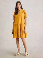 Платье из 100% хлопка и трикотажа White Stuff Clara - Image 1 of 6