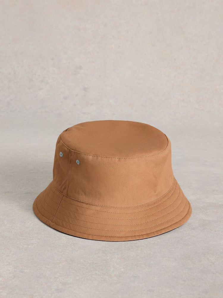 White Stuff Blue Reversible Bucket Hat - Image 2 of 3 White Stuff Blue Reversible Bucket Hat - Image 2 of 3