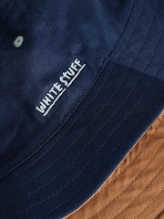 White Stuff Blue Reversible Bucket Hat - Image 3 of 3