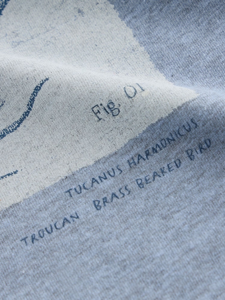 White Stuff Blue Toucan Graphic T-Shirt - Image 6 of 6