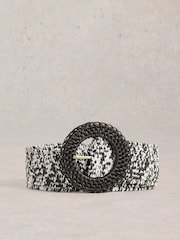 črna - White Stuff Raffia Belt - Slika 1 iz 3