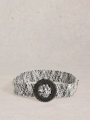 črna - White Stuff Raffia Belt - Slika 2 iz 3