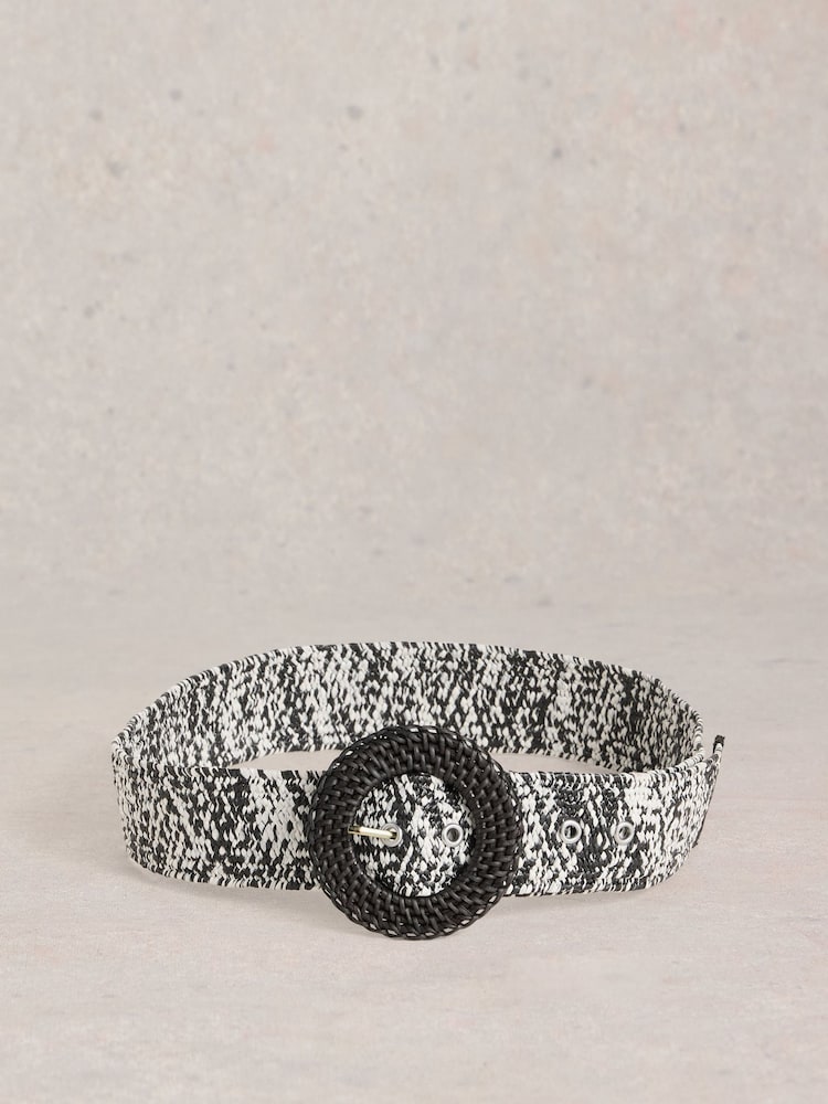 črna - White Stuff Raffia Belt - Slika 2 iz 3
