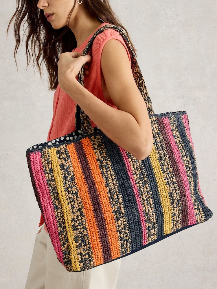 White Stuff Sabrina Crochet Tote Bag - Image 1 of 5