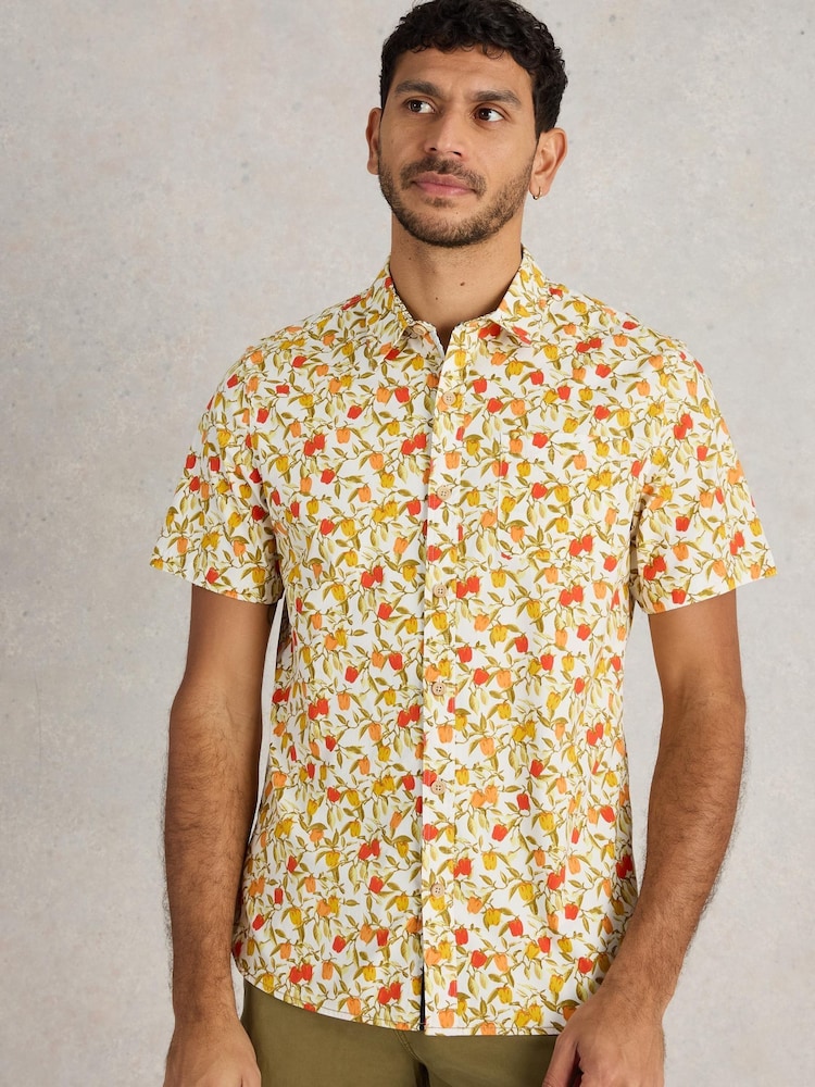 White Stuff White Salcombe Peppers Printed Shirt - Image 1 of 6