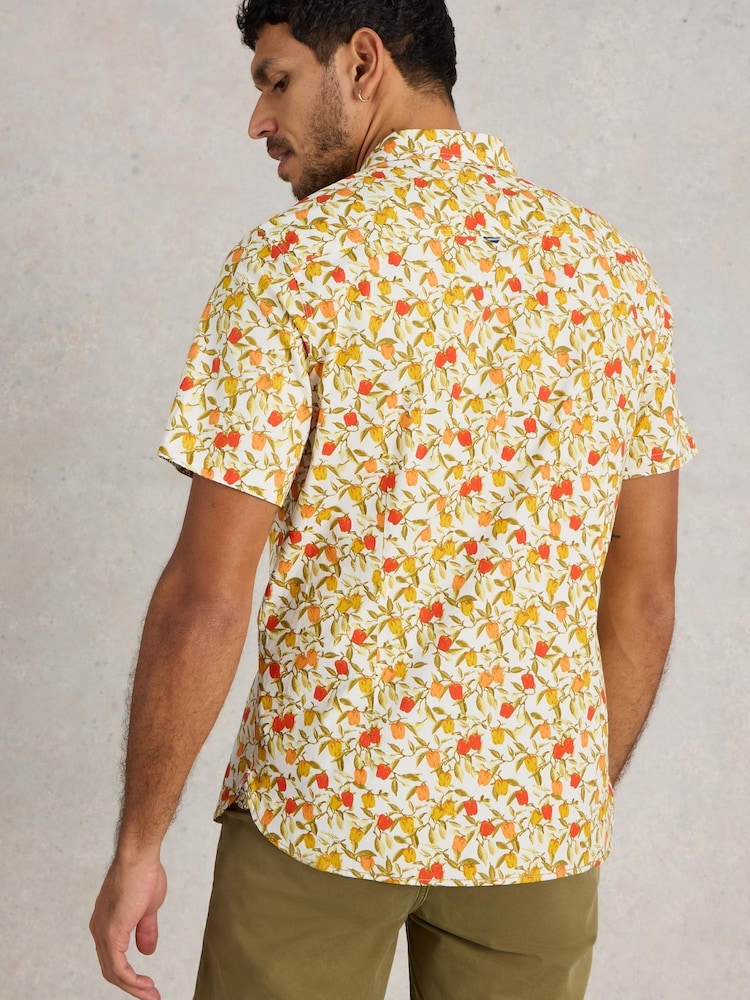White Stuff White Salcombe Peppers Printed Shirt - Image 2 of 6