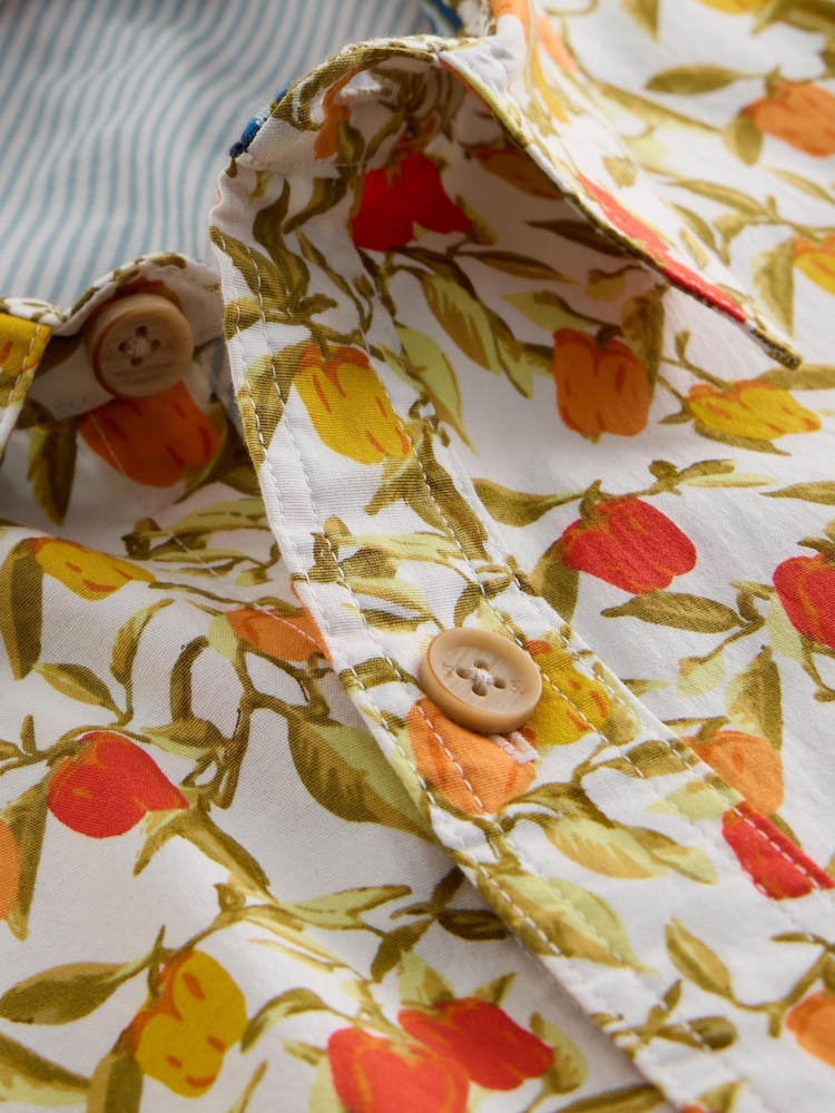 White Stuff White Salcombe Peppers Printed Shirt - Image 6 of 6