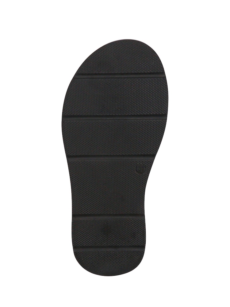 Jones Bootmaker Black Imilia Leather Platform Sandals - Image 6 of 6