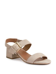 كريم - Jones Bootmaker Kassidy2 Smart Block Heel Sandals - صورة 2 من 5