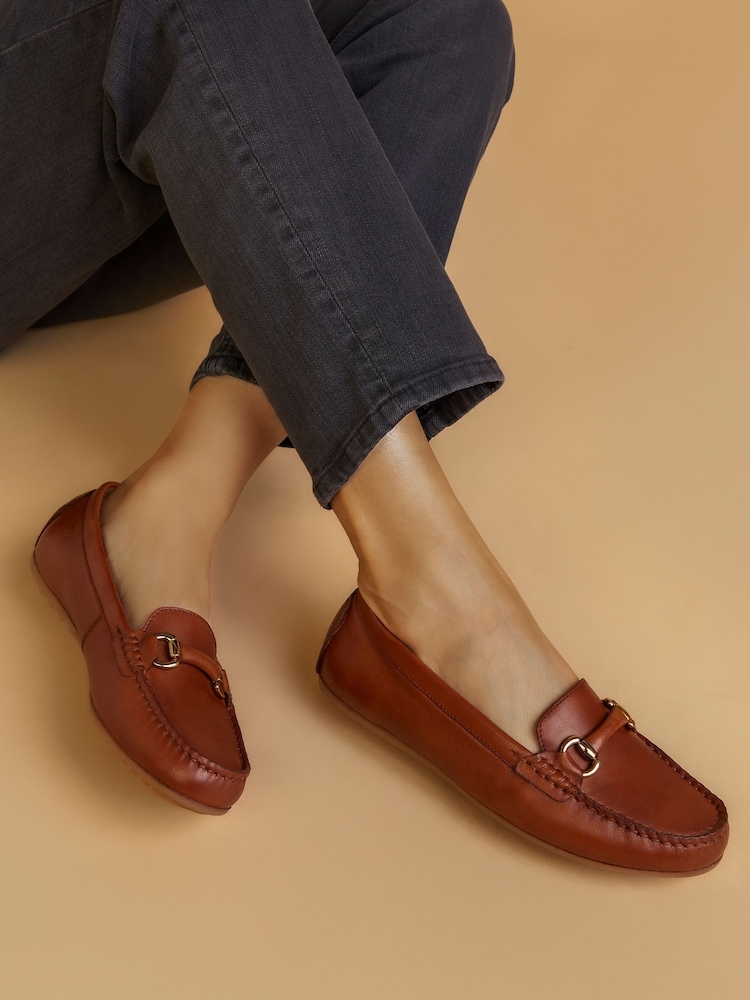 Jones Bootmaker Athikia Leather Slip-On Black Shoes - Image 1 of 6