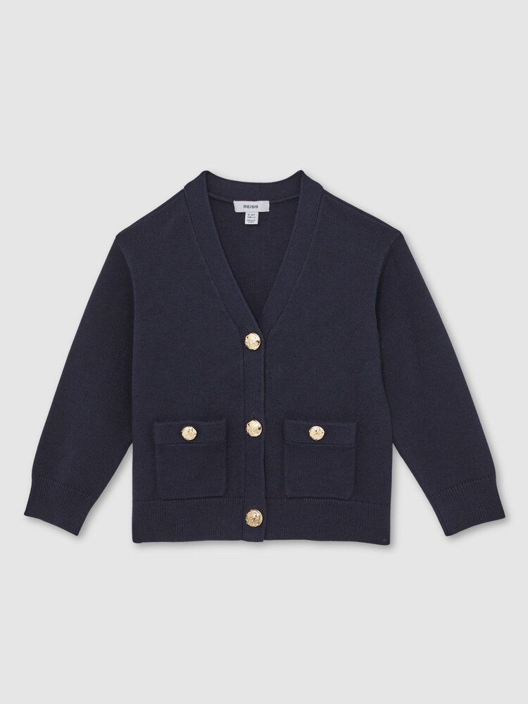 Reiss Navy Mila Cardigan - Image 2 of 4
