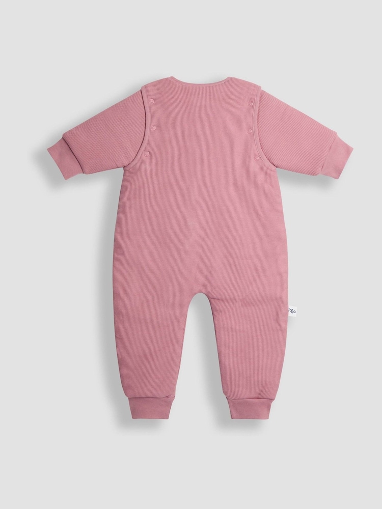 JoJo Maman Bébé Pink Woodland 2.5 Tog Sleep Snuggler - Image 2 of 4