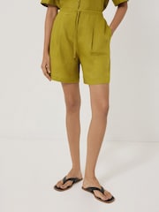 Jigsaw 100% Linen Bermuda Shorts - صورة 1 من 6