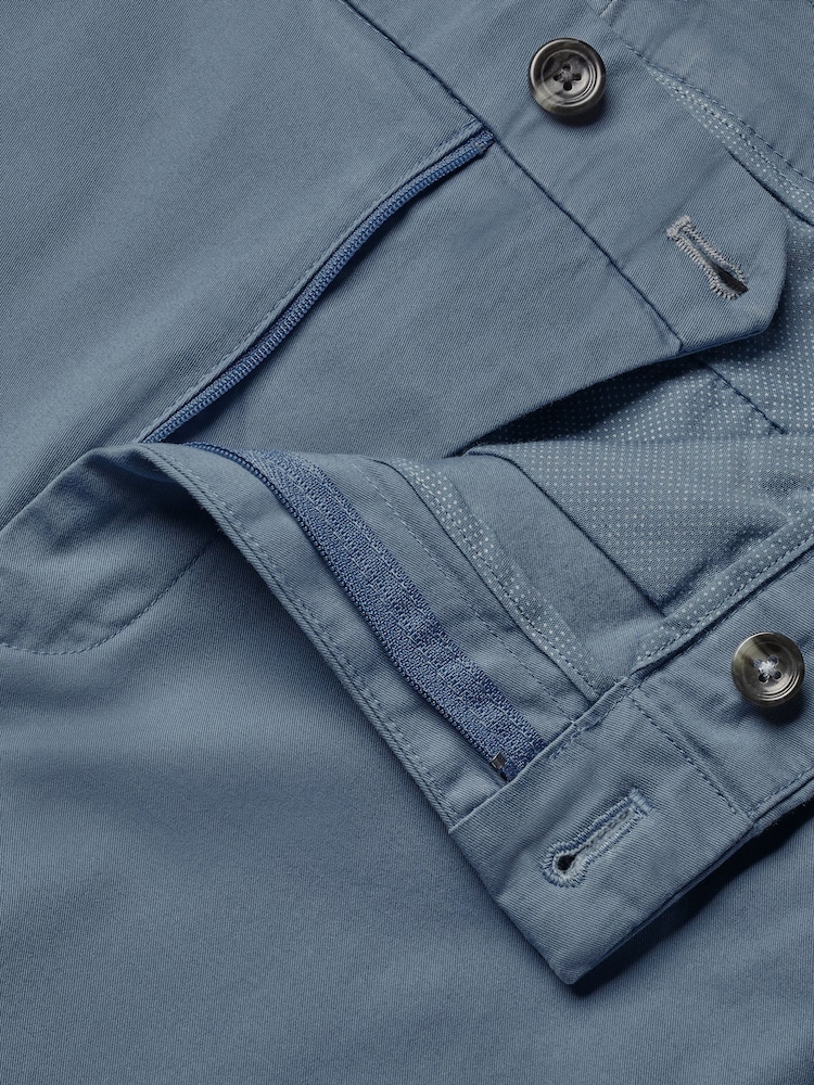 Charles Tyrwhitt Blue Cotton Shorts - Image 5 of 5