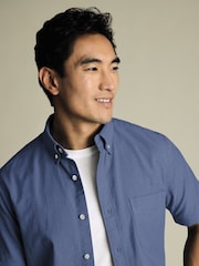 Charles Tyrwhitt Cornflower Blue Boat Shirt - Image 2 of 5