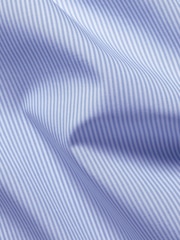 Charles Tyrwhitt Blue Classic Fit Non Iron Bengal Stripe 100% Cotton Shirt - Image 3 of 3