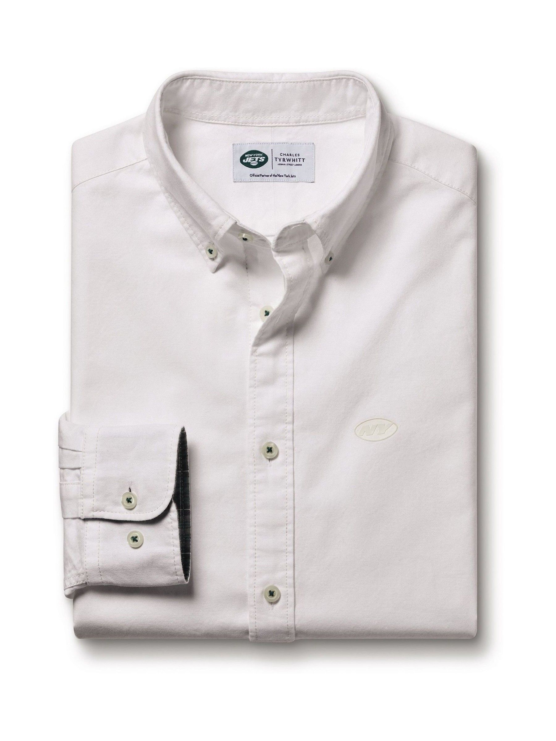 Buy Charles Tyrwhitt White Slim Fit Slim Fit Non-Iron Stretch Geo