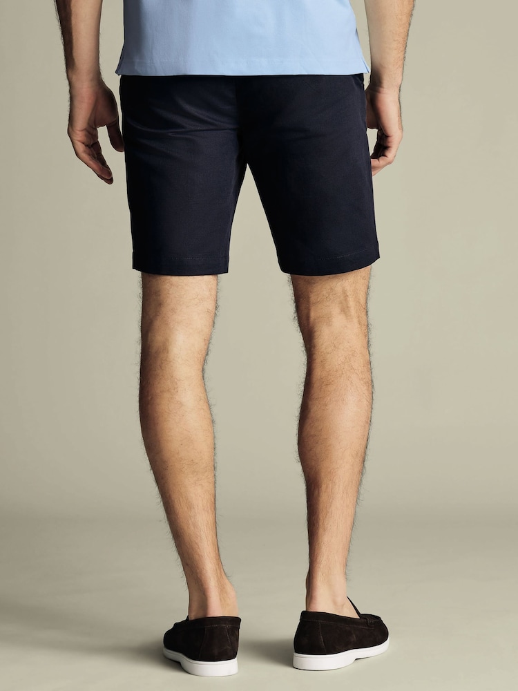 Charles Tyrwhitt Ink Blue Cotton Shorts - Image 2 of 5