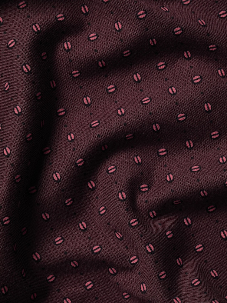 Charles Tyrwhitt Red Chrome RFU Printed Performance Short Sleeve Cardigan - Image 5 of 5