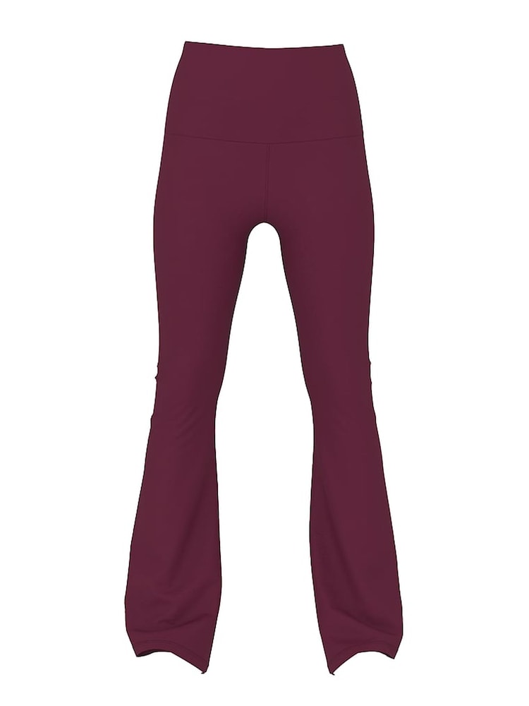 Victoria's Secret PINK Purple Rose Foldover Leggings - Image 3 of 3 Victoria's Secret PINK Purple Rose Foldover Leggings - Image 3 of 3