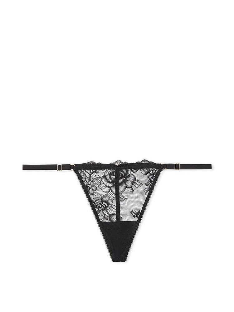 Victoria's Secret Black G String Lace Knickers - Image 3 of 3 Victoria's Secret Black G String Lace Knickers - Image 3 of 3