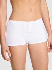 Victoria's Secret PINK White Boyshort Cotton Knickers - Image 1 of 3