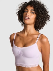 Victoria's Secret PINK Purple Whisper Bralette Lace Trim Bralette - Image 1 of 3